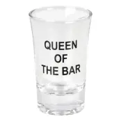 Snapsglas Queen of the Bar