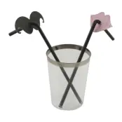 Sugrör med Roliga Motiv - 8-pack