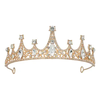 Tiara i Metall Roséguld - One size