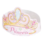 Tiaras i Papp Prinsessa - 6-pack