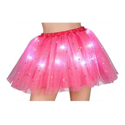 Tyllkjol LED Rosa - One size