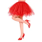 Tyllkjol Röd - One size