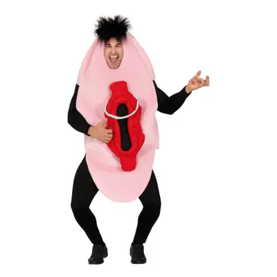 Vagina med Piercing Maskeraddräkt - One size