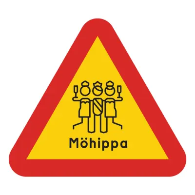 Varningsskylt Möhippa