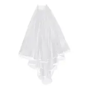 Vit Brudslöja Möhippa - One size