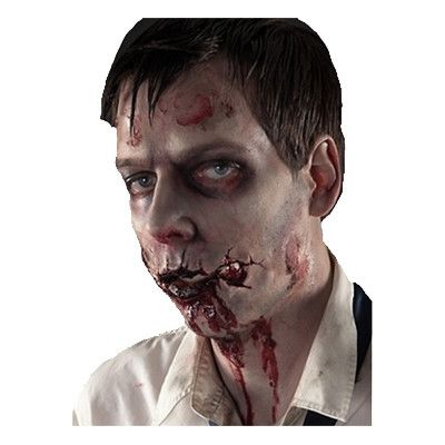 Skuren Zombiemun Protes Sminkset