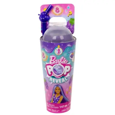 Barbie Pop Reveal Juicy Fruits Grape Fizz - Barbie -  Leksaksaffären