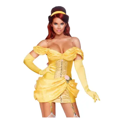 Belle Kort Deluxe Maskeraddräkt - X-Small