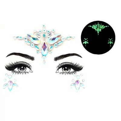 Face Jewels Glow in the Dark Sophia