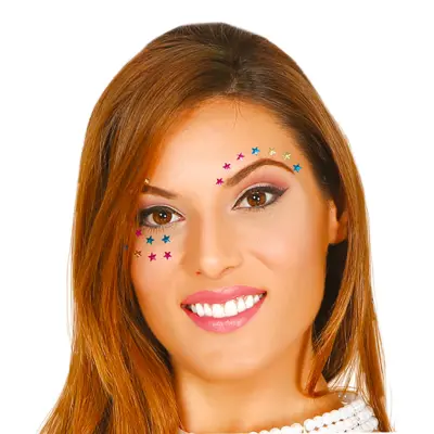 Face Jewels Stars Multi