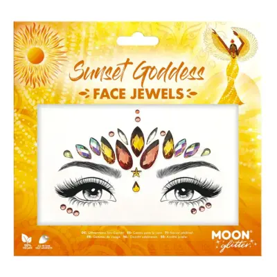 Face Jewels Sunset Goddess