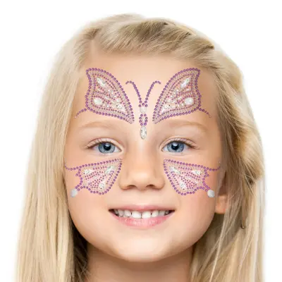 Fjäril Självhäftande Smink för Barn