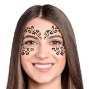 Leopard Glitter Självhäftande Smink