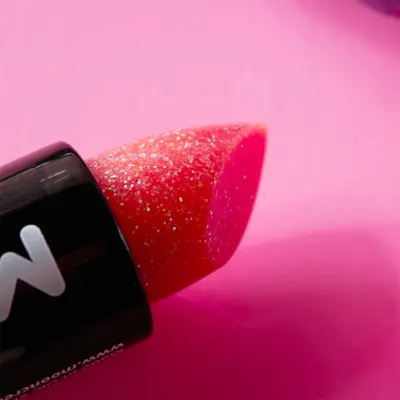 Moon Creations Iridescent Glitter Lipstick - Orange