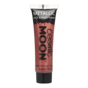 Moon Creations Metallic Ansikts-&Kroppsfärg - Röd