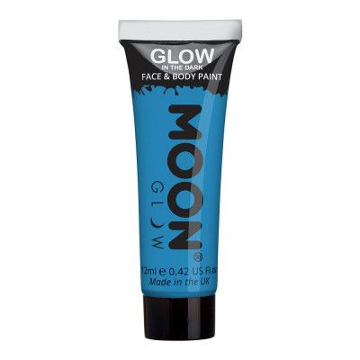 Moon Creations Självlysande Ansikts-&Kroppsfärg - Blå