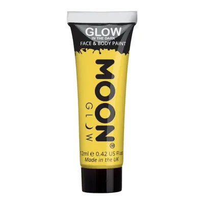 Moon Creations Självlysande Ansikts-&Kroppsfärg - Gul