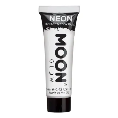 Moon Creations UV Neon Ansikts- & Kroppsfärg - Vit