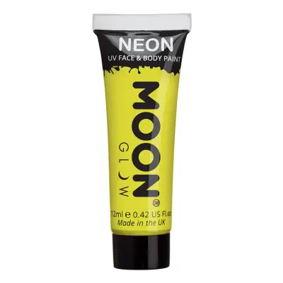 Moon Creations UV Neon Ansikts-&Kroppsfärg - Gul