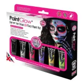 PaintGlow UV Day of the Dead Sminkset