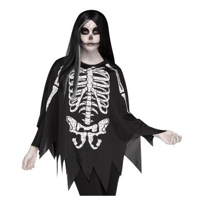Poncho Skelett - One size