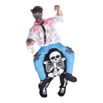 Skelett Piggyback Maskeraddräkt - One size
