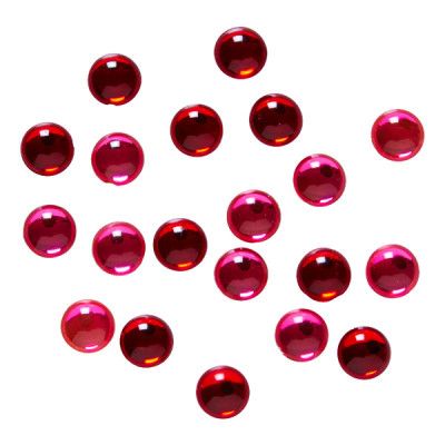 Rosa och Röda Dekorationspärlor - 40-pack