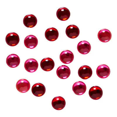 Rosa och Röda Dekorationspärlor - 40-pack