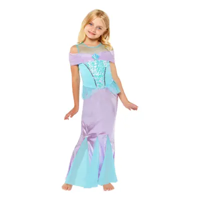 Sjöjungfru Barn Maskeraddräkt - Medium