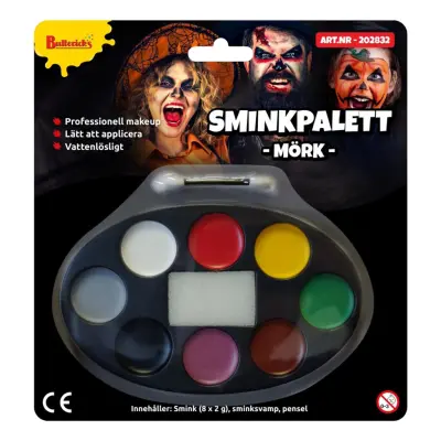 Sminkpalett Mörk