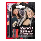 Sminkpenna Svart med Pennvässare