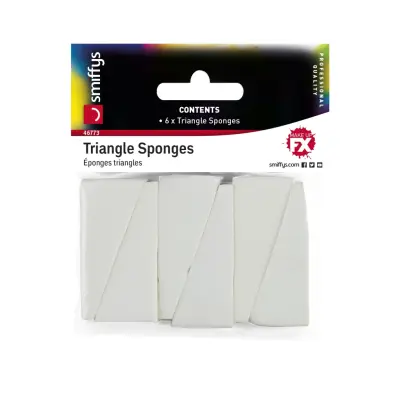 Sminksvampar Triangel 6-pack