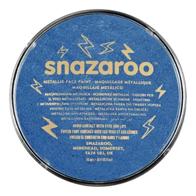 Snazaroo Ansikts-&Kroppsfärg Metallic - Blå