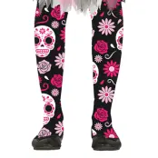 Strumpbyxor för Barn Day of the Dead - 7-12 år