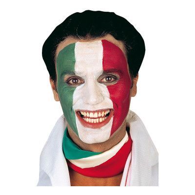 Supportersmink Vit/Röd/Grön