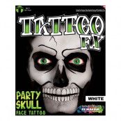 Tattoo FX White Party Skull