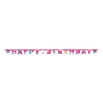 Bokstavsgirlang Happy Birthday My Little Pony - 200x15cm
