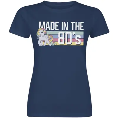 My Little Pony T-shirt - Made in the 80's - S XXL - för Dam - marinblå