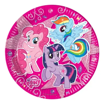 Papperstallrikar My Little Pony Glitter