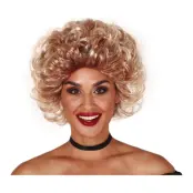 50-tals Rocktjej Kort Blond Peruk - One size