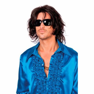 80-tals Peruk Brun - One size