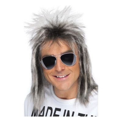 80-tals Hockeyfrissa Peruk - One size