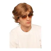 80-tals Manlig Popstjärna Peruk