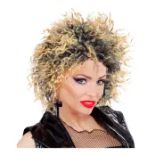 80-tals Pop Stjärna Kort Peruk - One size