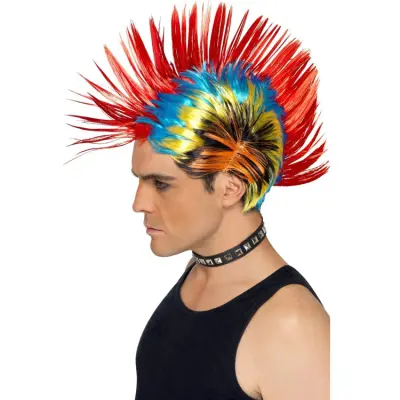 80-tals Punk Tuppkam Peruk