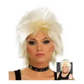 80-tals Rockidol Blond Peruk