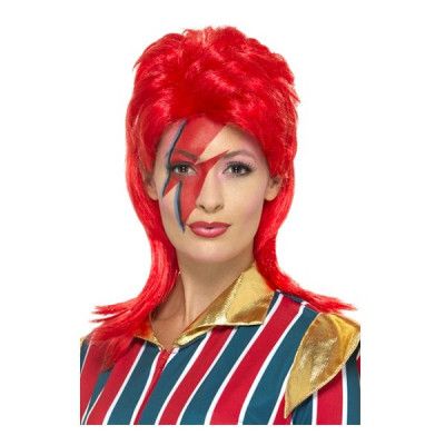 80-tals Space Popstjärna Peruk - One size