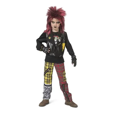 90-tals Punkare Barn Maskeraddräkt - Small