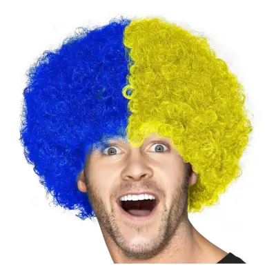 Afroperuk Gul/Blå - One size