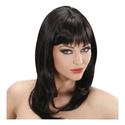 Ashley Svart Deluxe Peruk - One size